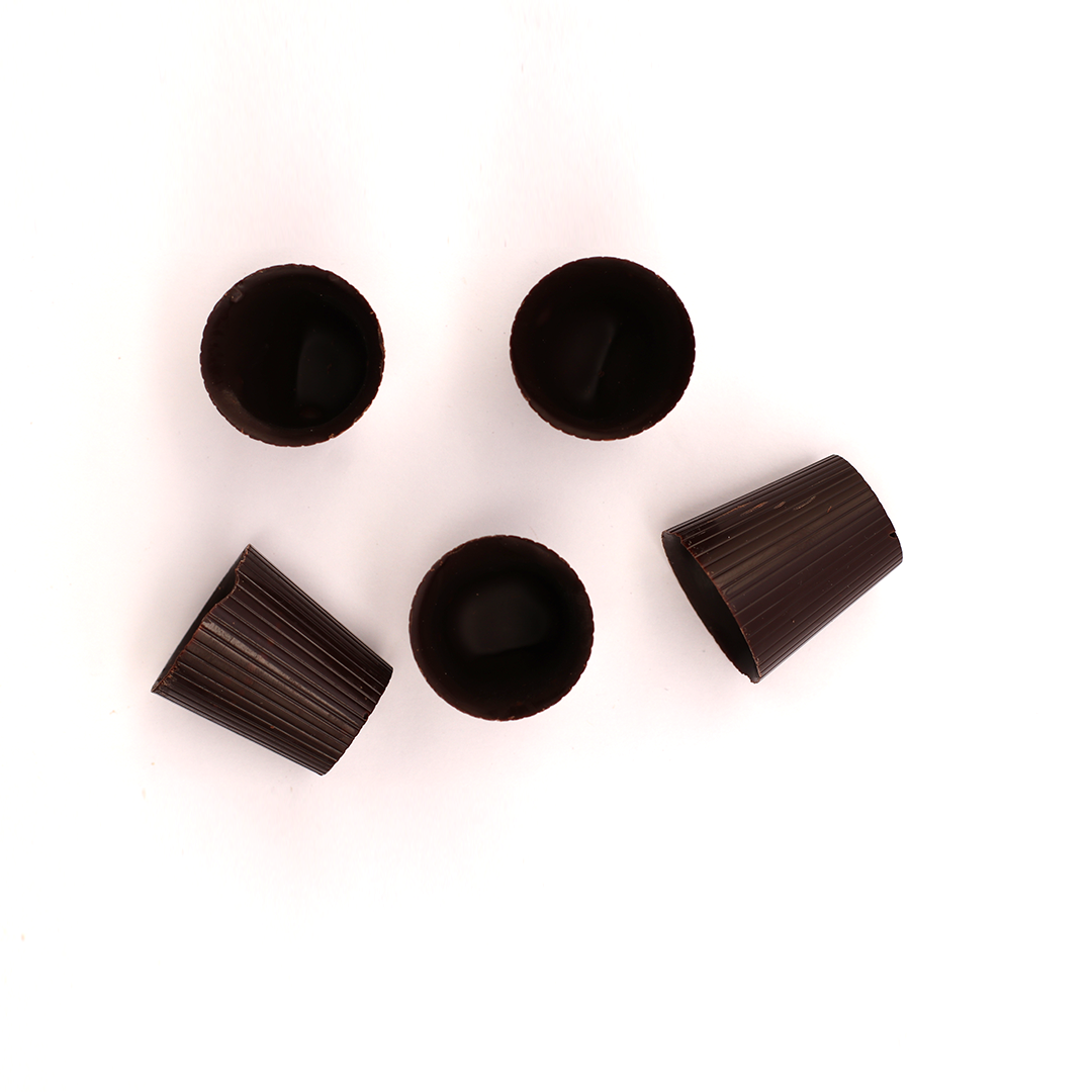 Dark chocolate shots